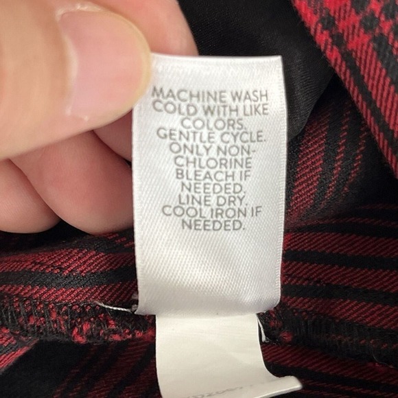 J.Jill Premium Bi-Stretch Plaid Trouser Pant Red Size 10 Preppy Clueless Classic - Picture 10 of 12